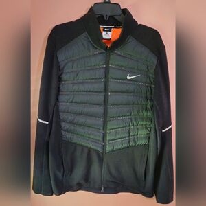 Nike Better Goods Mixed Media Jacket w Wool Feather Upper Lining LARGE Full zip